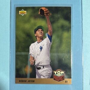 1993 Upper Deck New York Yankees Derek Jeter Top Prospect MLB Baseball Card #449